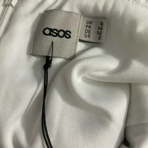 ASOS Floral One Shoulder Maxi Dress‎ in White Size 2 thumbnail 11