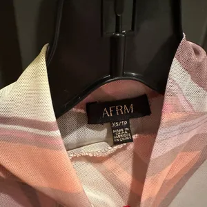 AFRM Multicolor Fitted Long Sleeve Top Pink Size XS thumbnail 5