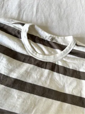 AYR The Practice Tee Stripe Dime Knit, XL thumbnail 6