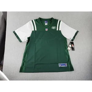 NFL Pro‎ Line New York Jets Football NY Blank Jersey Women's Size LARGE NEW thumbnail 12