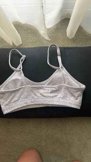 Bombshell Sportswear Sports Bra Grey thumbnail 2