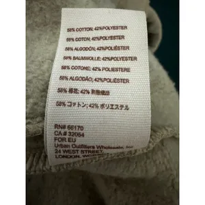 Free People Tiered Trapeze Zip Sweatshirt, Tan/Beige, Size S, Retails $128 thumbnail 5