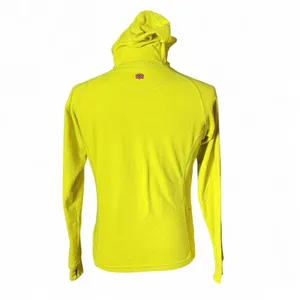 Sherpa Women's Yellow Fleece Hooded Pullover Zip Up Adventure Gear‎ M Baselayer thumbnail 2
