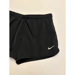 Nike Running Short Women Medium Black Dri-FIT Just Do It Waistband 3 Inch Inseam thumbnail 2