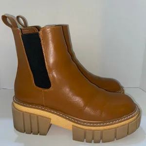 Madden girl brown chunky ankle boots size 7 thumbnail 5