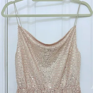 D&M Sequin Gold Romper Size M thumbnail 5