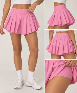 OFFLINE by Aerie Real Me Pink Pleated Tennis Skirt Skort XS thumbnail 2