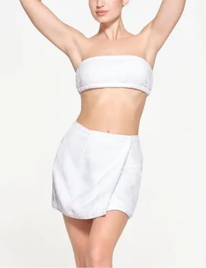)Skims TERRY COVER UPS MINI WRAP SKIRT size‎ XL NWT thumbnail 1