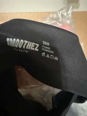 Smoothez by Aerie Womans 36B Black plunge Seamless T-Shirt Bra thumbnail 7