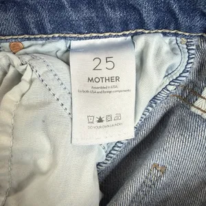 Mother Superior The High Waisted Smokin Double Ankle Jeans Women 25 Crop USA thumbnail 5