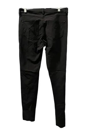 Lululemon Black Chino Pants Women's Size 6 Casual Zip Fly Work Skinny 28x30 thumbnail 5