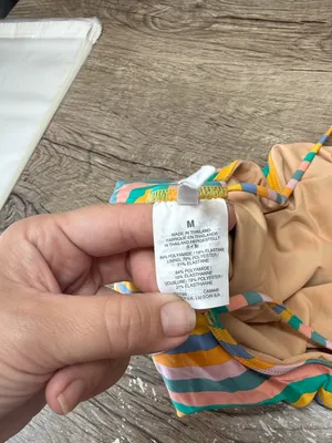 J.Crew Playa colorful striped swimsuit size medium thumbnail 4
