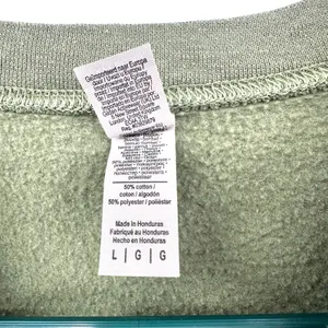 Gildan Size Large Boot Scootin Spooky Graphic Print Sweatshirt Crew Neck Green‎ thumbnail 4