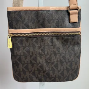 Michael Kors Crossbody Bag Small‎ Brown Beige thumbnail 2