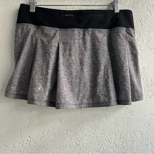 Lululemon Gray and Black Athletic Skort thumbnail 2