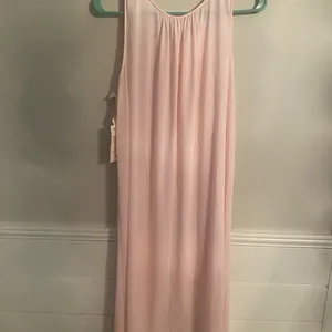 Shadowline NWT Small S M Vintage Nightgown Pink V-neck thumbnail 3