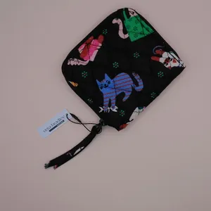 Vera‎ Bradley Herding Cats Small Zip Around Wallet Black Cat Print Quilted NWT thumbnail 8