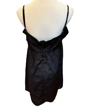 Princess Polly Black Mini Dress Fit Flare 10 M thumbnail 5
