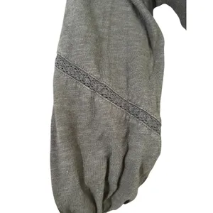 Canyon Retreat dark grey linen blend midi dress medium modest thumbnail 7
