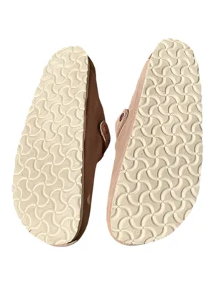 Birkenstock Boston Shearling Clogs Suede Pink Clay / Light Rose Women's 39 NWOT thumbnail 6