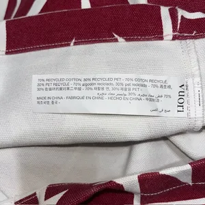 Vuori Limited Edition Holiday 16oz Cotton‎ Canvas Tote Bag Strawberry OS thumbnail 4