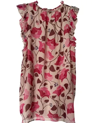 Kate Spade Nouveau Bloom Silk Shell Blouse Medium thumbnail 3