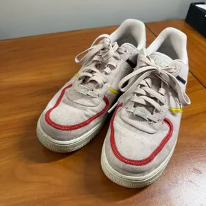 Nike Air Force 1 LX Siltstone Red Women's Sneaker Stitched Canvas W8 CK6572-600‎ thumbnail 2