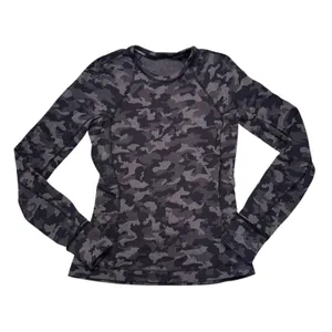 Lululemon Runderful Long Sleeve Women‎ 6 Camo Excellent Long Sleeve Training Top thumbnail 2