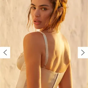 New NEW KAT THE LABEL bowie bustier bra in Antique lace Medium corset thumbnail 2