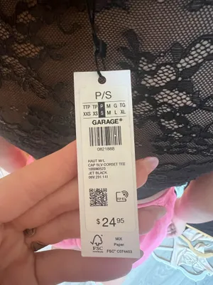Garage Black Lace Top thumbnail 3