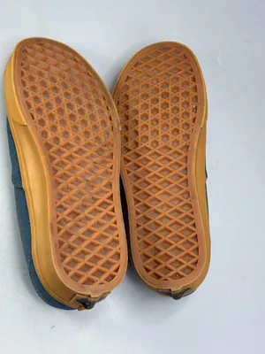 Vans Off The Wall Sneakers Unisex 4W/5.5M Navy Blue Gum Sole Casual 721356 thumbnail 6