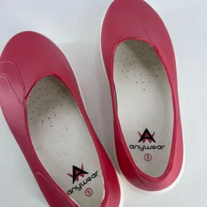 Anywear Women's Rise Slip-On Health Care Professional‎ Shoes Red White Size 9 thumbnail 5