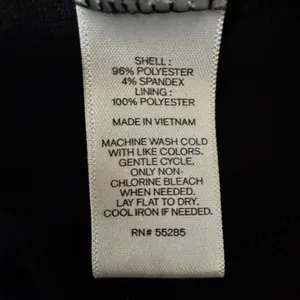 2220 | Express Keyhole Neck Sleeveless Slim Fit Blouse Black Womens S thumbnail 5