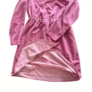 J.Crew Velvet Dress Long Sleeve Tulip Hem Pink Mauve Party Cocktail Size‎ 2 thumbnail 13
