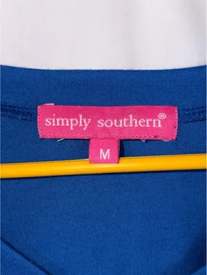 Simply Southern Gameday V-Neck Tee – Size Medium thumbnail 6