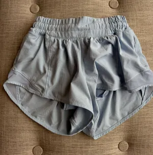 Light Chambray Blue Lululemon Hotty Hot Shorts 2.5” thumbnail 1