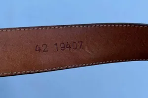 Brighton ONYX Belt Brown Leather Faux Gator Size 42 thumbnail 7