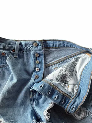 Levis Women's 501 Quiet Riot Hi Rise Shorts Size 31 #260187 thumbnail 14