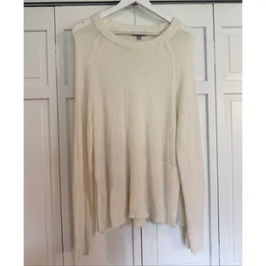 J.crew high ribbed wool blend ivory sweater size M thumbnail 3