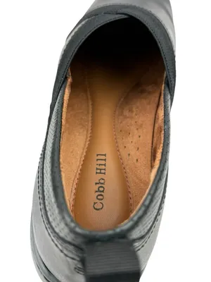 -Cobb Hill by Rockport Penfield Envelope Slip On Black Leather Comfort Shoe 9W thumbnail 14