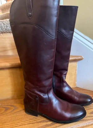 Frye Brown Leather Riding Boots thumbnail 1