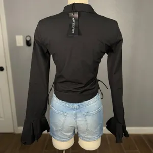 Dollskill Delias Rare Moment Collared Top, Black, S thumbnail 2