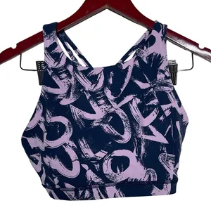 Lululemon Free To Be Serene high-neck sports bra sz 12 thumbnail 1