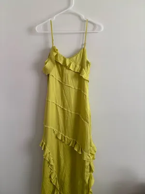 Sur Halo Women's Shyla Dress Maxi Length Yellow Size Small thumbnail 3