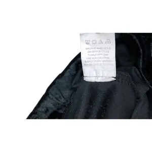 Kendall‎ & Kylie Black Crushed Velvet Ankle Leggings Pants Elastic Waist Size XS thumbnail 8
