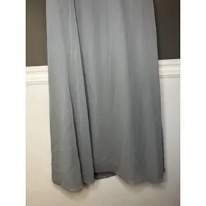 Jim Hjelm Occasions Dress Womens 8 Blue Chiffon Strapless Ruched Maxi Formal thumbnail 5