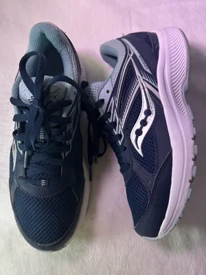 Saucony Women's Navy and Light Blue Running Sneakers thumbnail 7