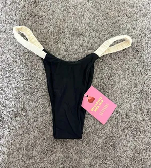 Strawberry Milk Mob Swimsuit Bottom Black Size XS thumbnail 1
