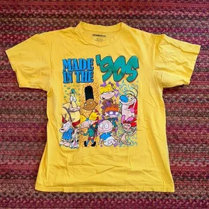 MADE IN THE 90s NICKELODEON CARTOON GRAPHIC TEE thumbnail 1