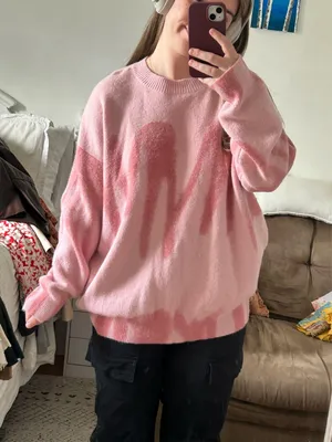 Gilli Oversized Sweater Pink Size L thumbnail 1
